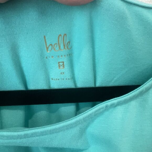 Belle By Kim Gravel Triple Luxe Knit 3/4 Eyelet Sleeve Top Sz 4x - Picture 4 of 8